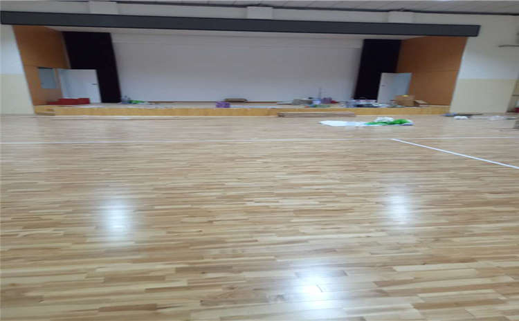 硬木企口運動籃球地板板式龍骨結構