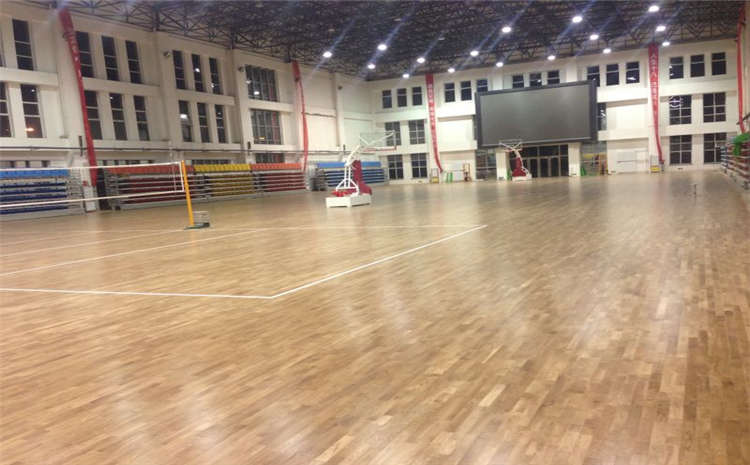 五角楓體育館木地板單層龍骨結(jié)構