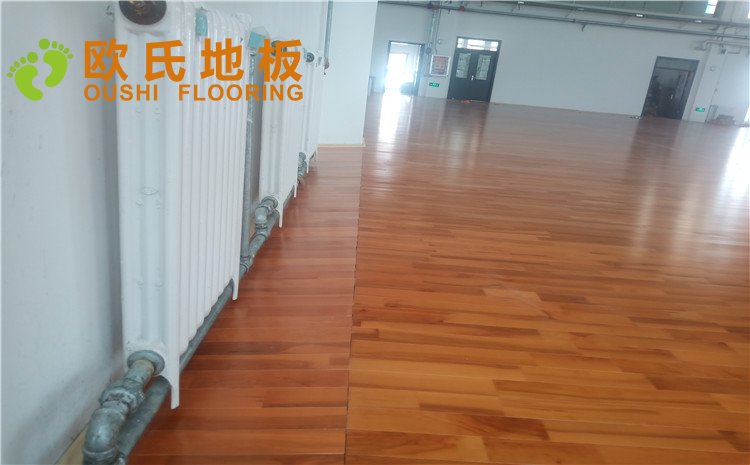 烏魯木齊市烏蘇市南區(qū)第二中學(xué)體育館木地板項目——歐氏實木運動地板